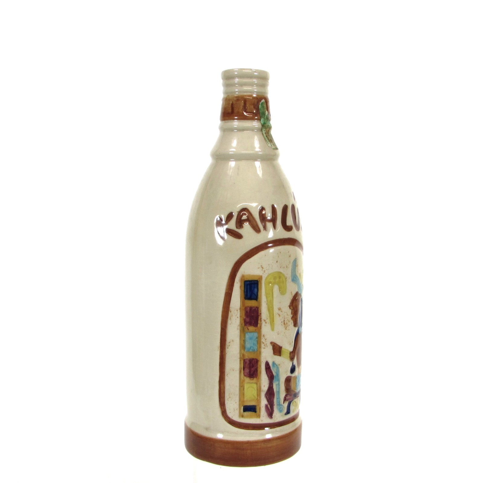 Vintage Luxo Lier Mexico KAHLUA - AZTEC 250ml Bottle EMPTY