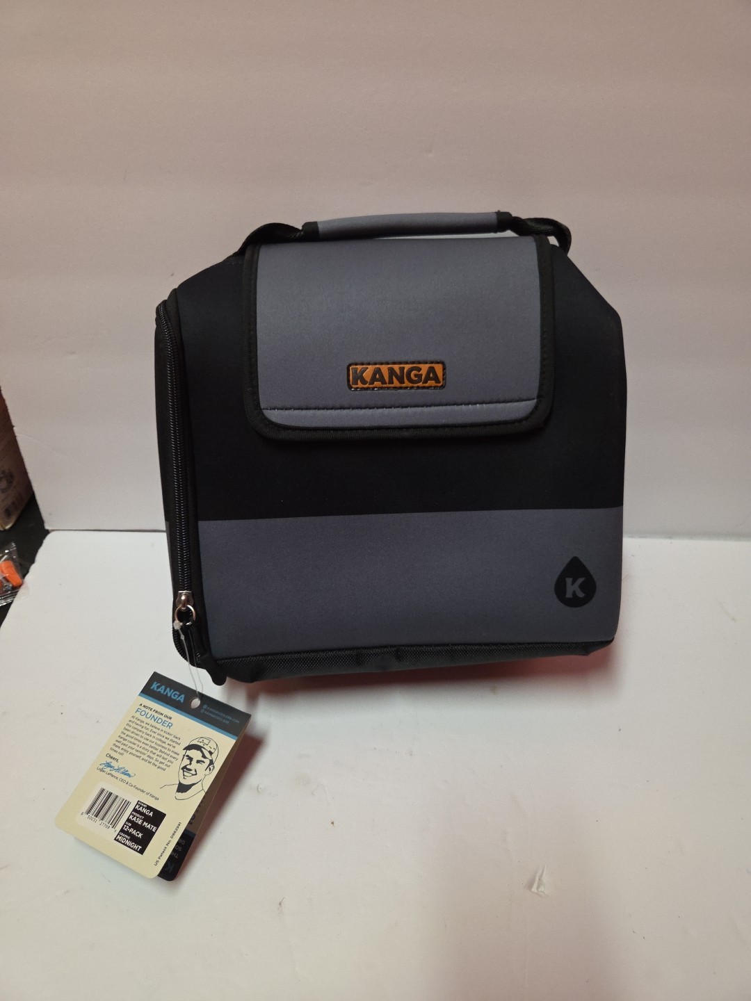 NEW Kanga Kase Mate Cooler 12 Pack Midnight Black Charcoal