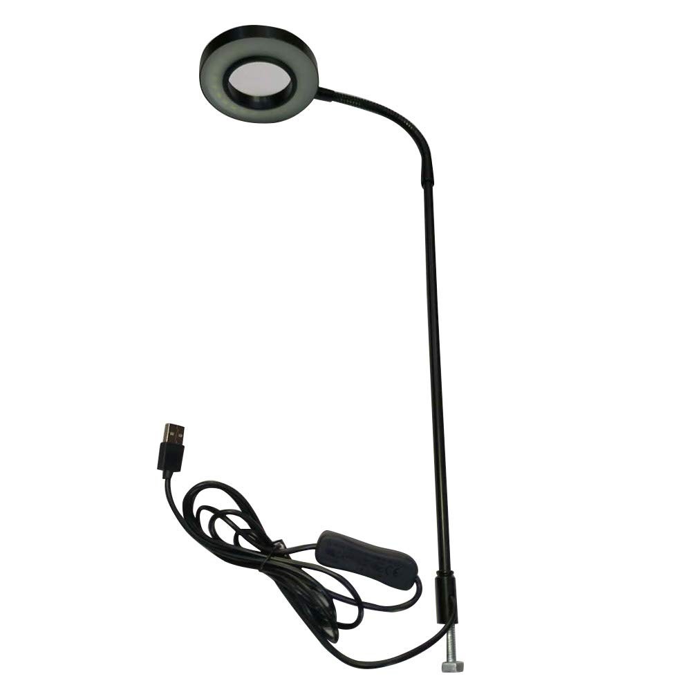 QWLWBU LED Aquarium Light 360 Degree Full 10w s / 6.69x7.28inch, White