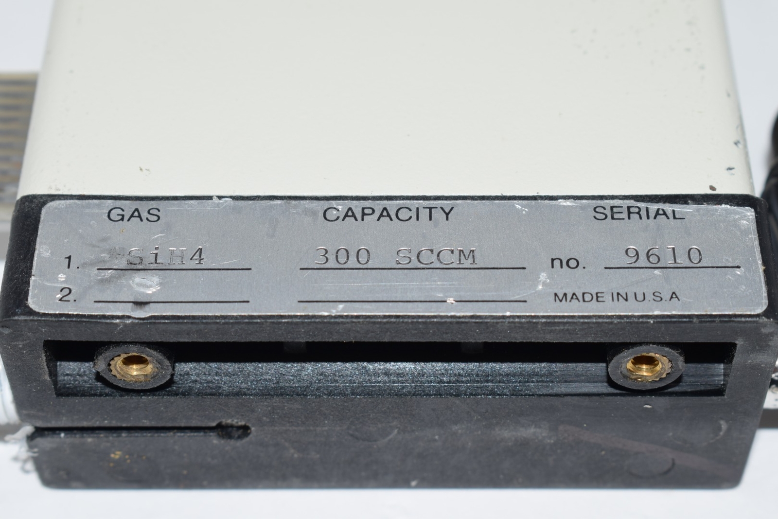 Precision Flow Devices Mass Flow Controller, SiH4 Gas 300 SCCM
