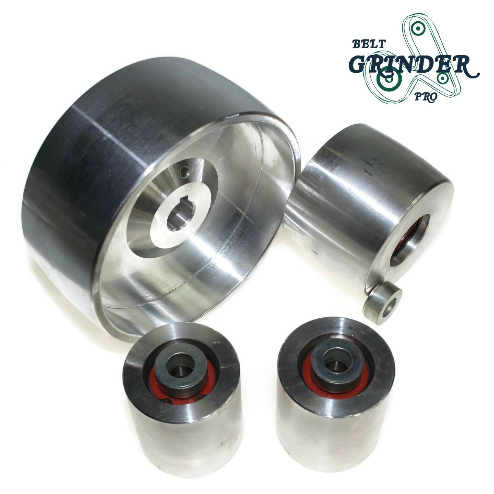 Belt Grinder 2x72 wheel set knife grinder 5" Drive 5/8" bore 3" track 2" Idler