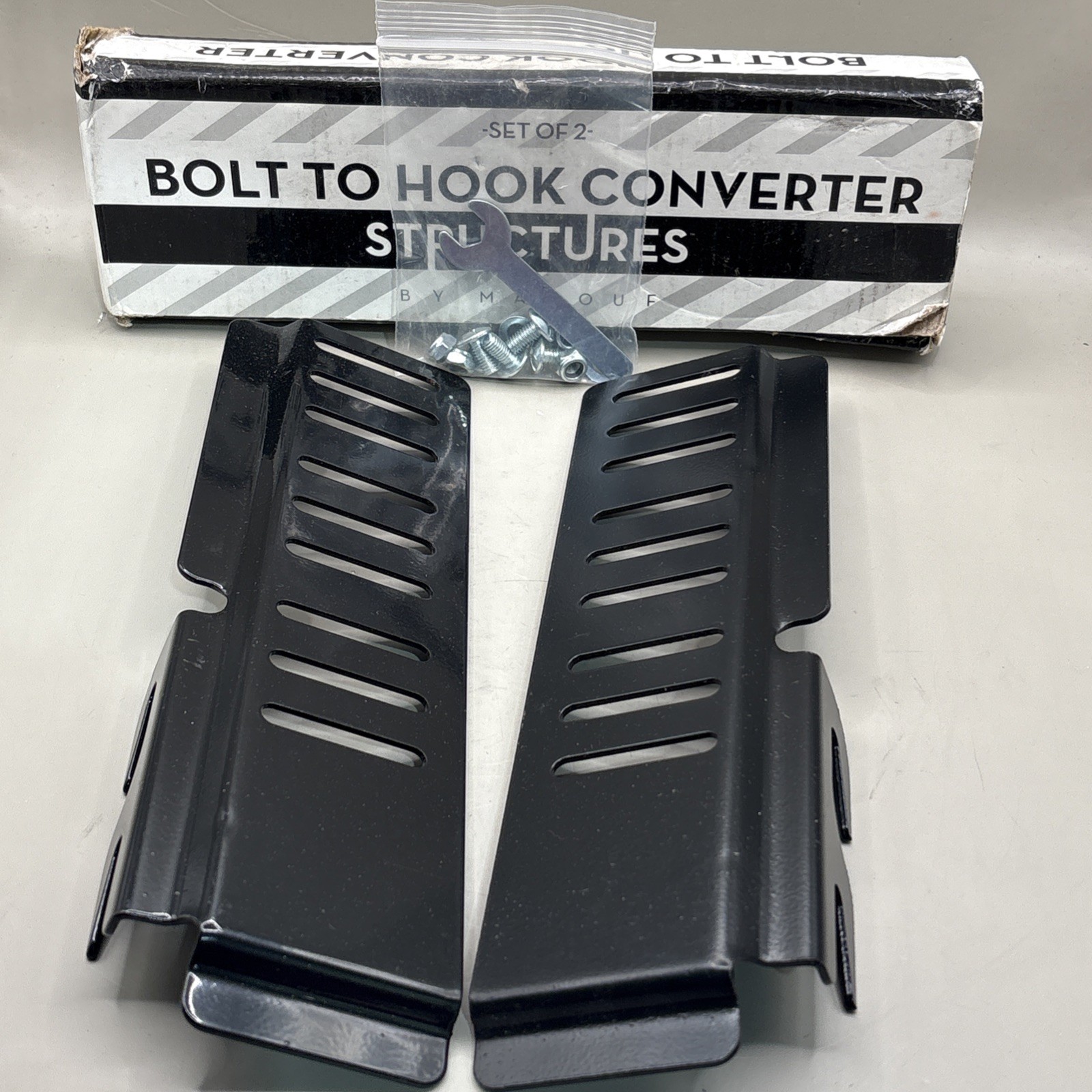 2 Pcs, Bolt to Up-Hook Converter By Malouf, ST00BHBR