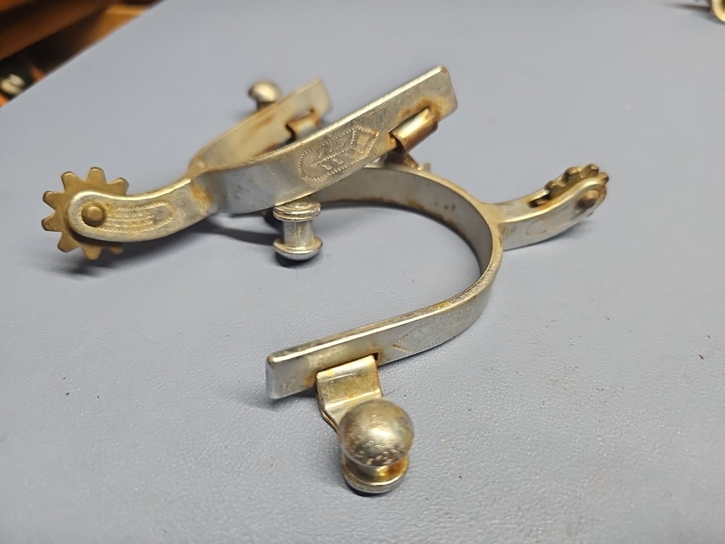 Western Spurs For Riding - 2.5" wide at heel - made in China