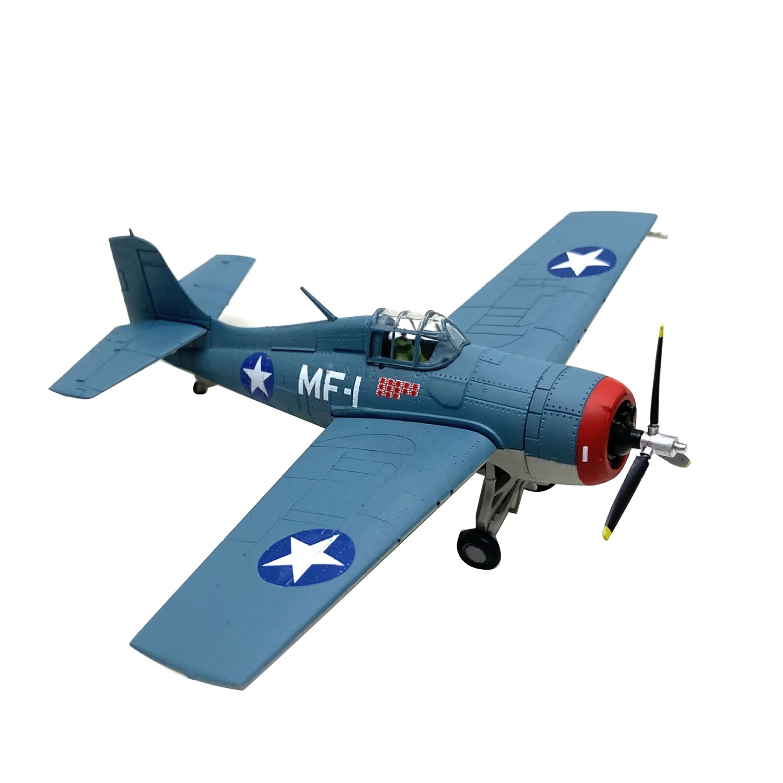 1* 1/72 4.9in WWII For Grumman F4F Wildcat Fighter Model Alloy Model