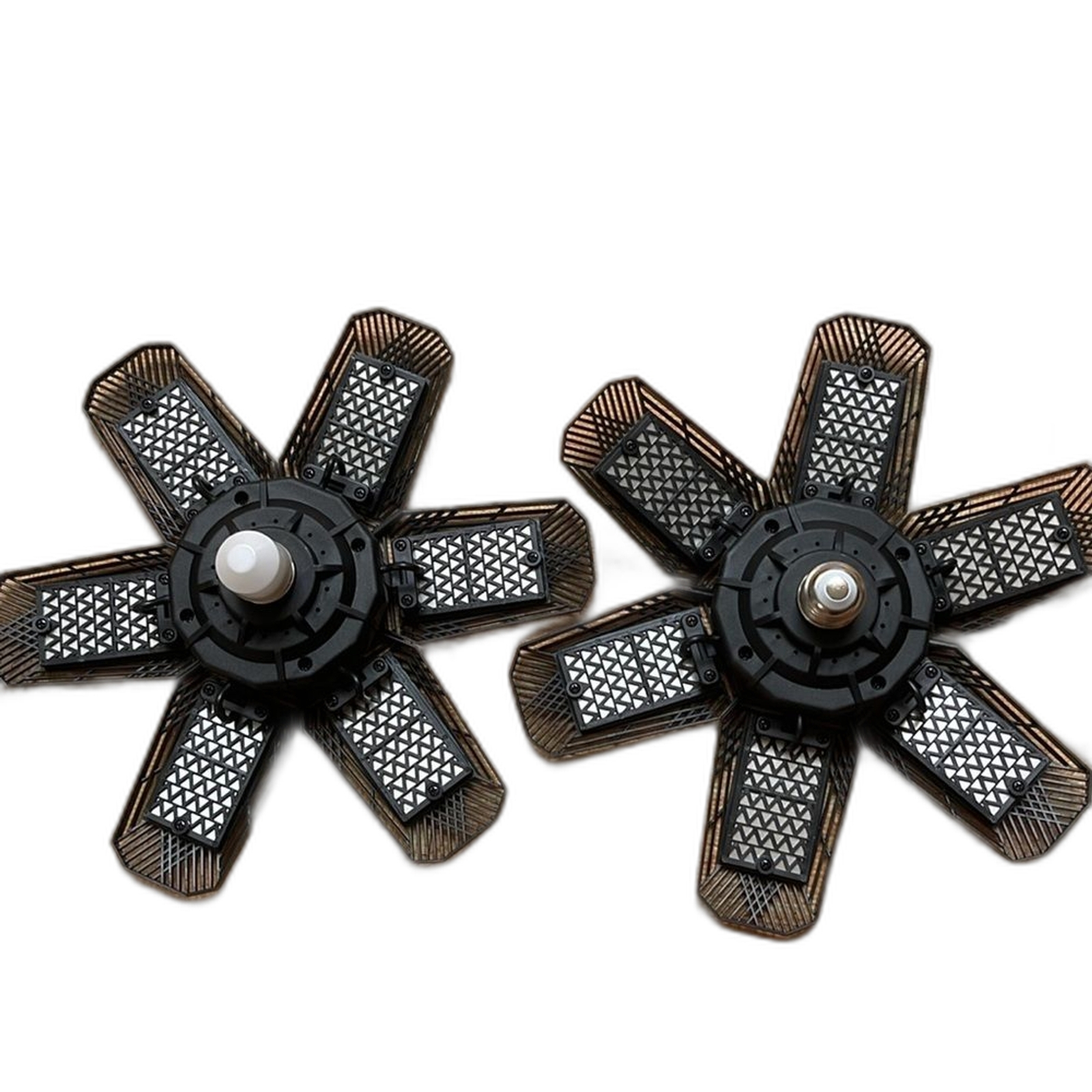 2 pack led grage E26/E27 socket wrapped around lights for home