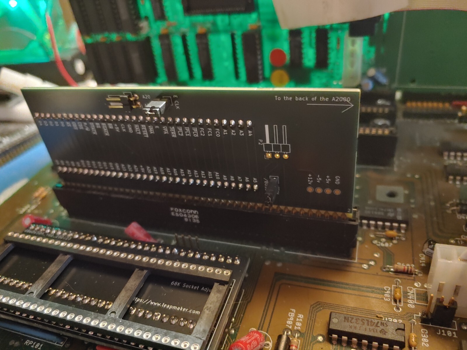 68000 CPU Amiga 2000 Slot Adapter