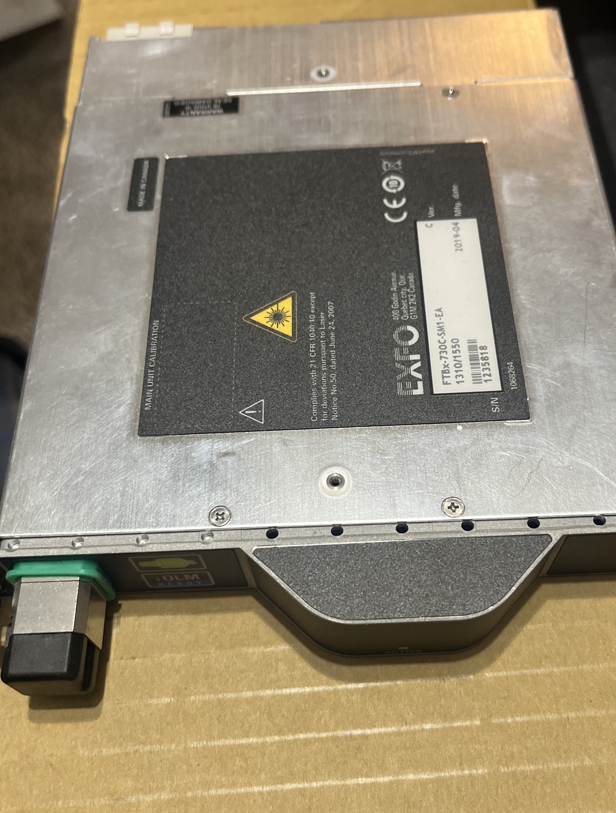 Exfo FTBx-730c-sm1-EA