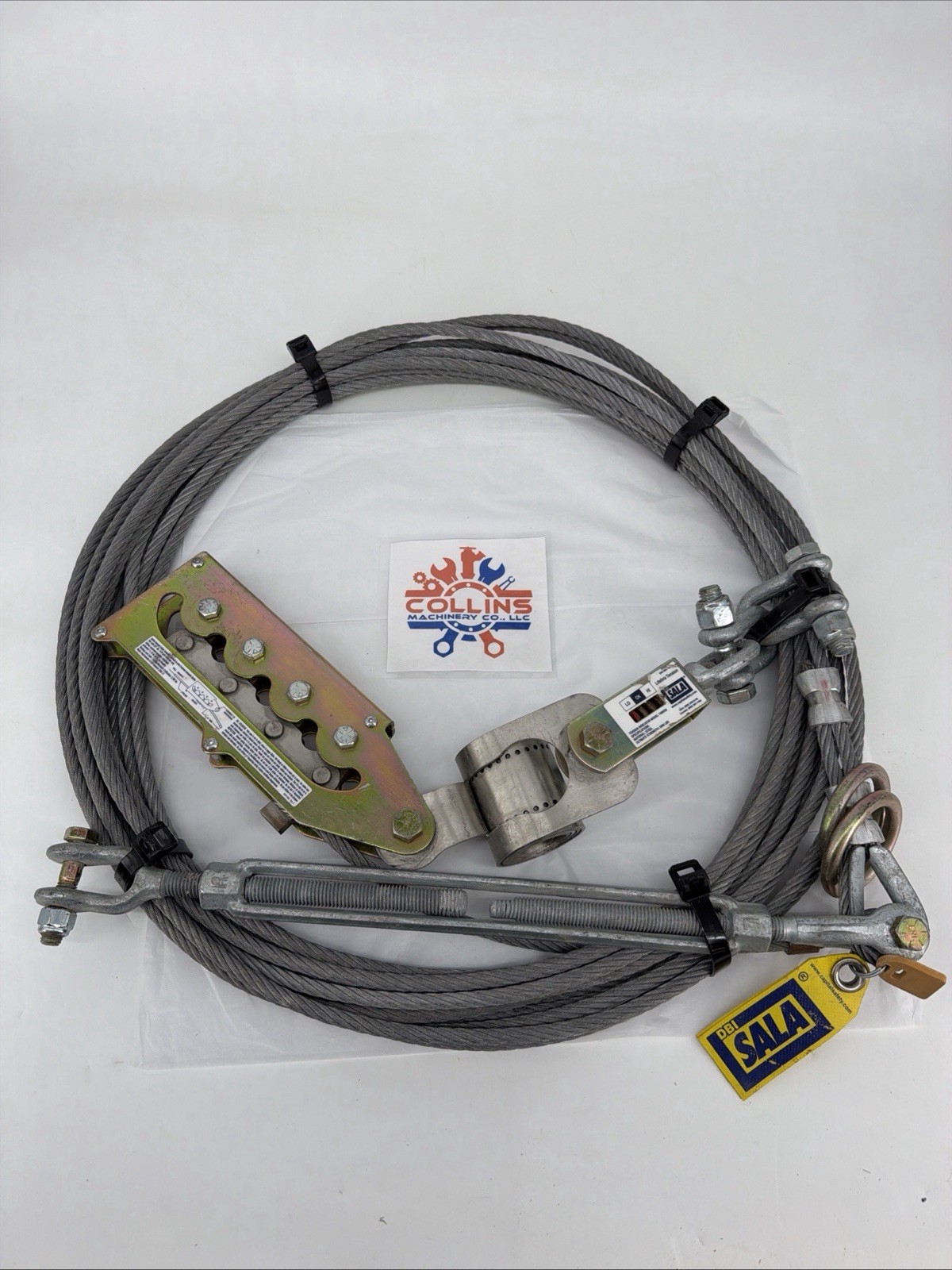 3M DBI-SALA 7608007 Cable Horizontal Lifeline System, HLL System, 60 Ft Length