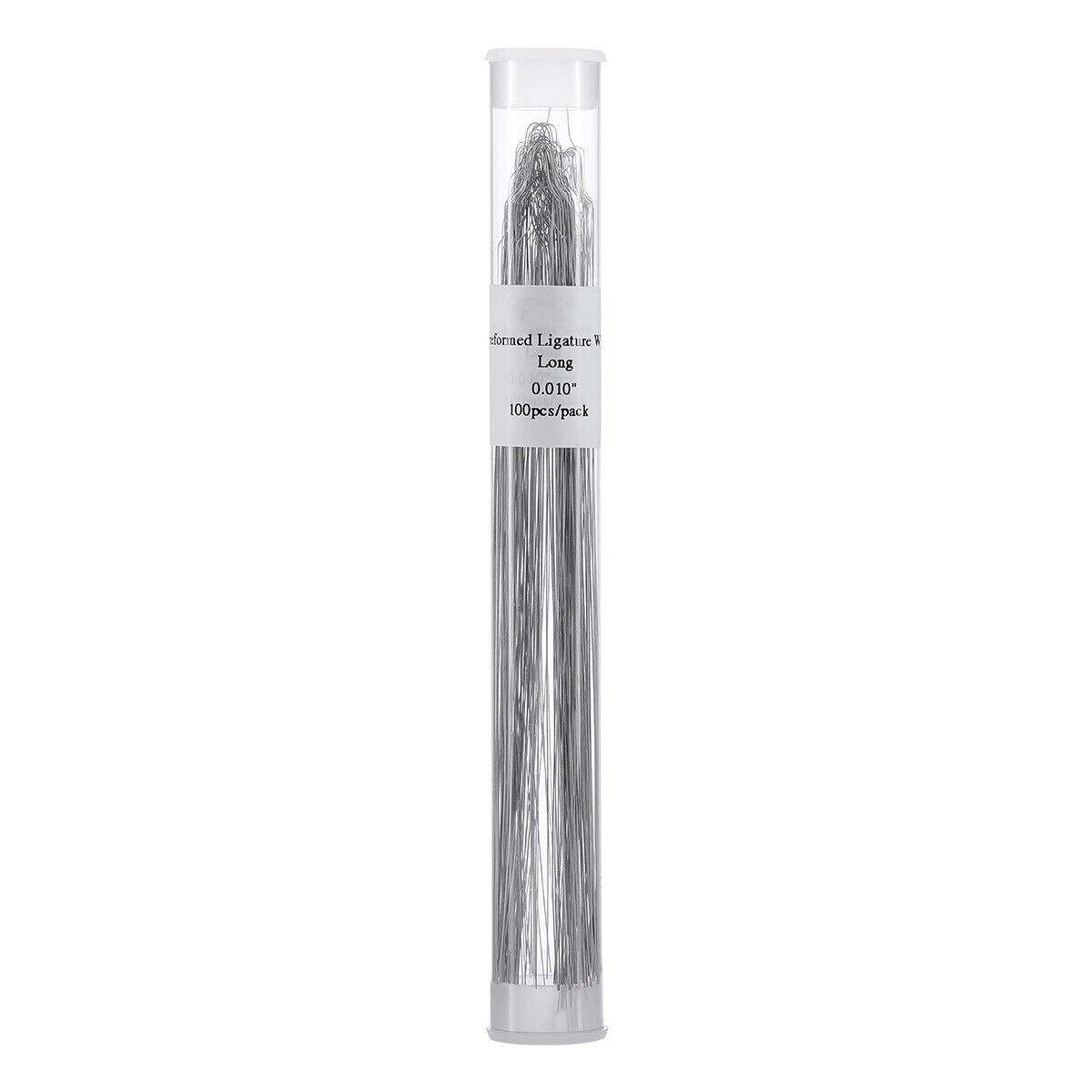 Dental Stainless Steel Orthodontic Preformed Ligature Tie Long Wires 0.010''