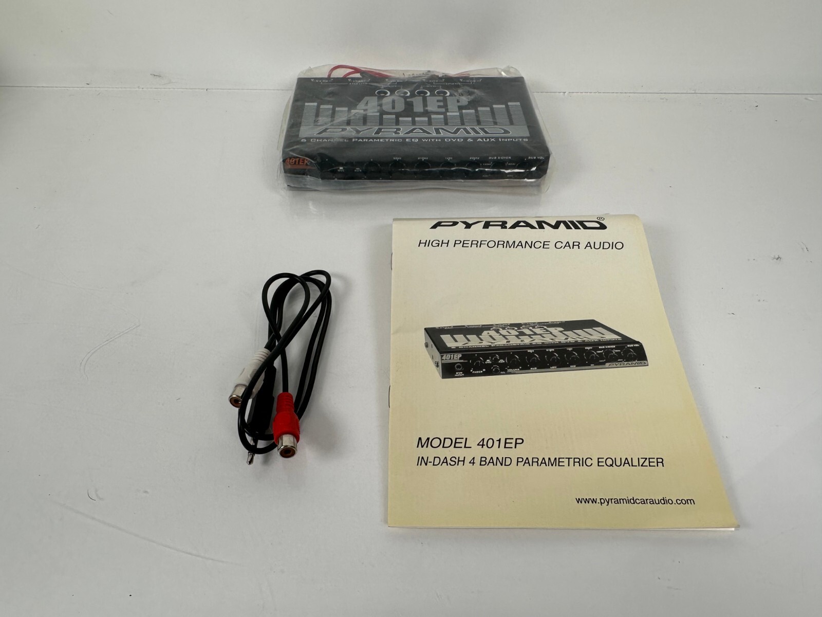 (NEW) Vintage Pyramid 401-EP In-Dash 4 Band Parametric Equalizer