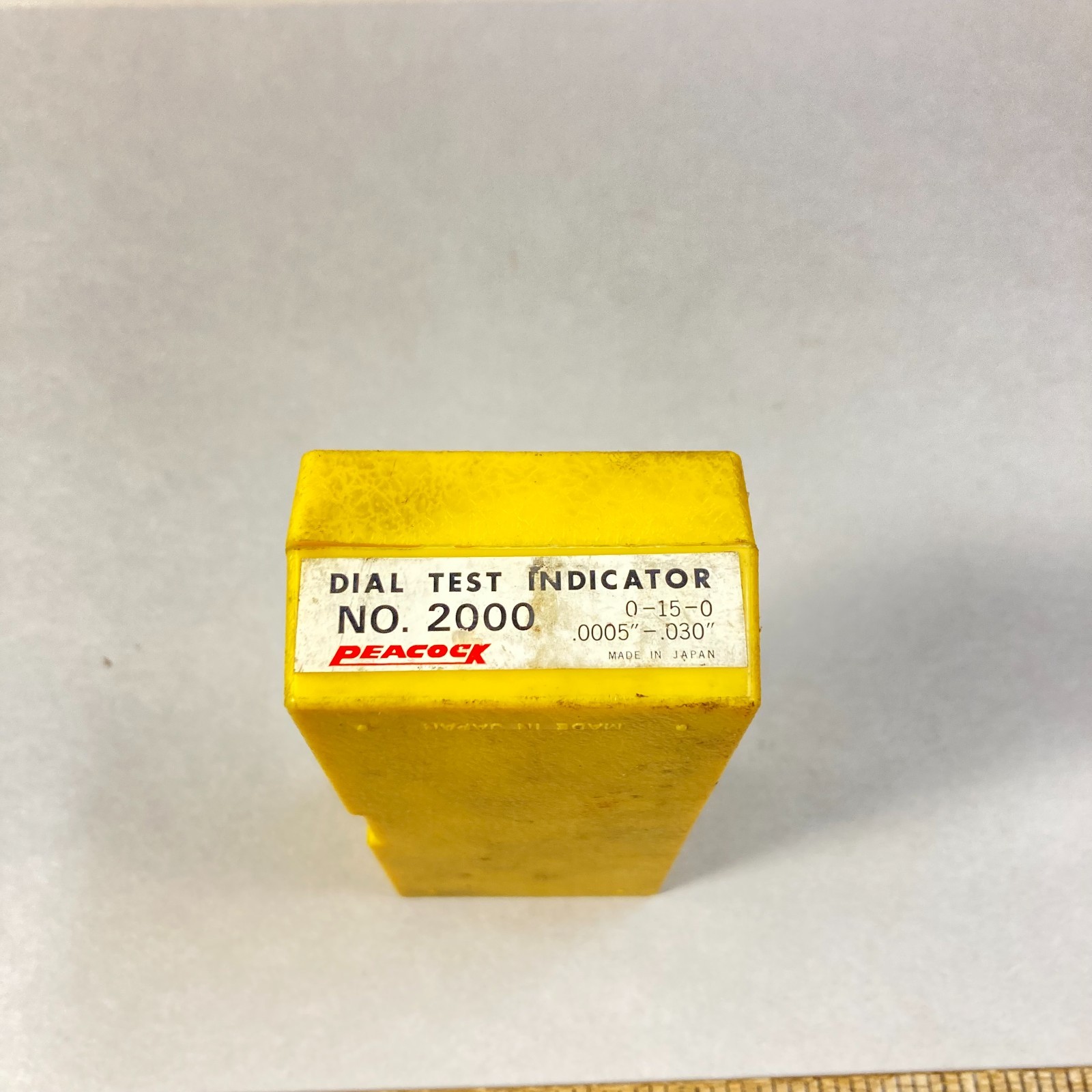 Vintage Peacock Dial Test Indicator Set .0005" #2000 w/ Case Japan