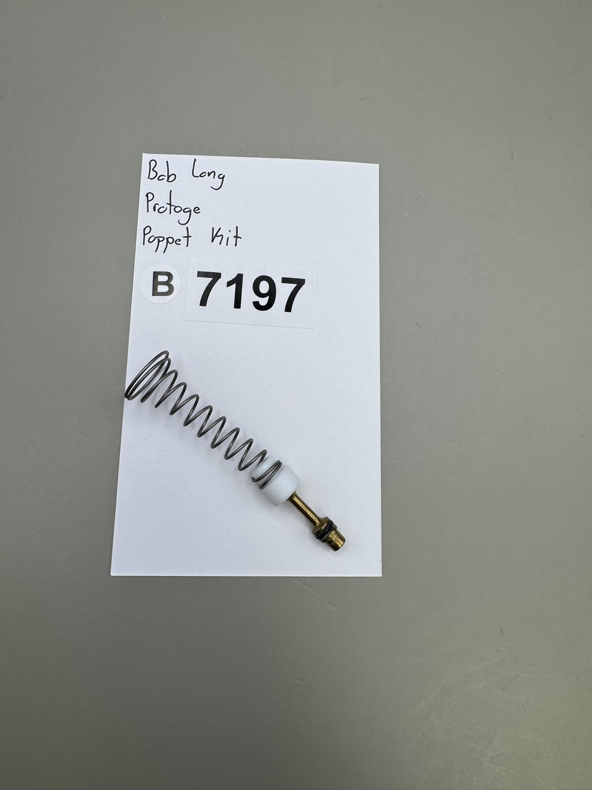 Bob Long Protege Poppet Kit Brass