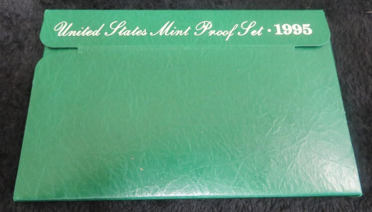 1995 Proof Set * US Mint * 5 Coins * With Box and COA * Great Gift Idea