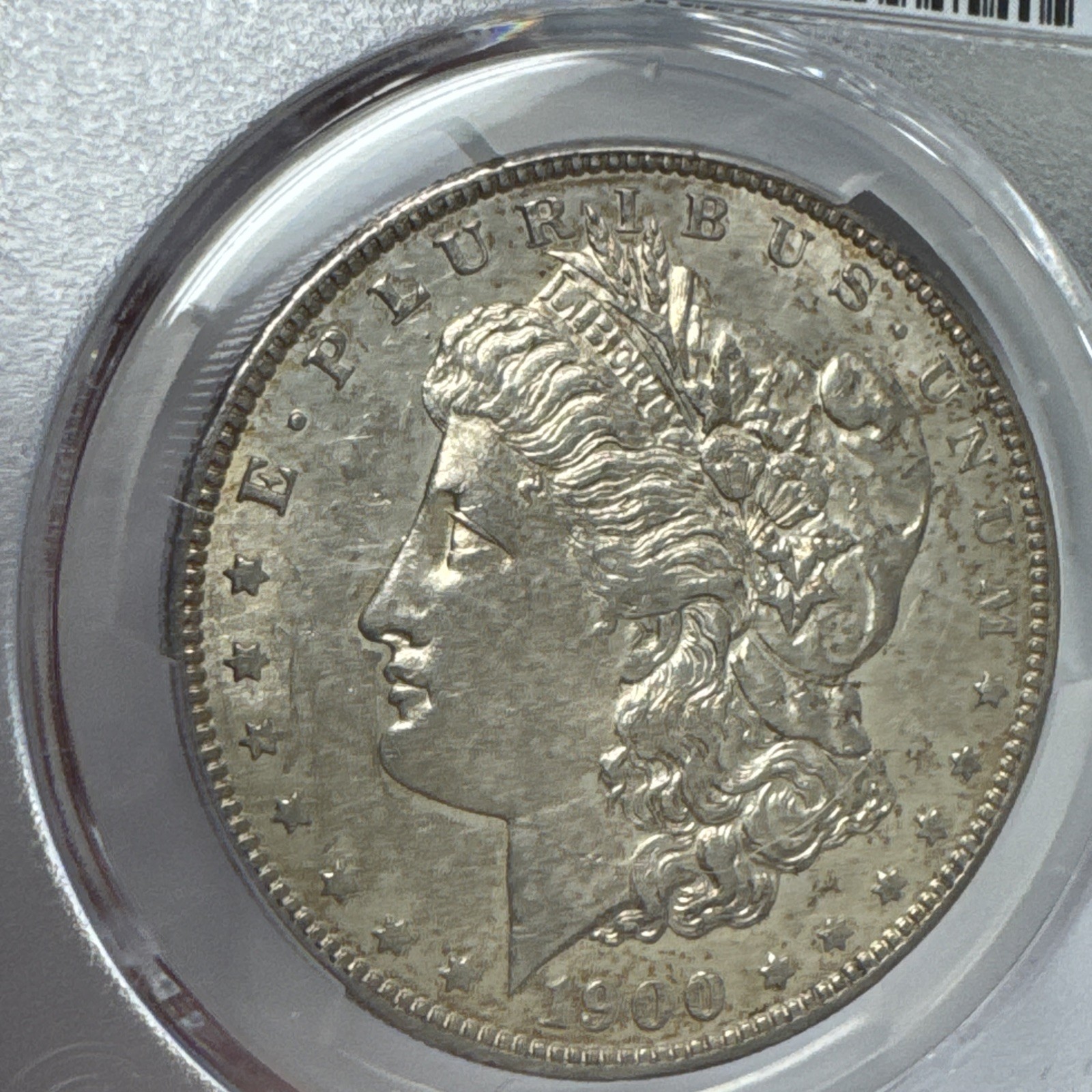 1900-S $1 Morgan Silver Dollar PCGS AU58