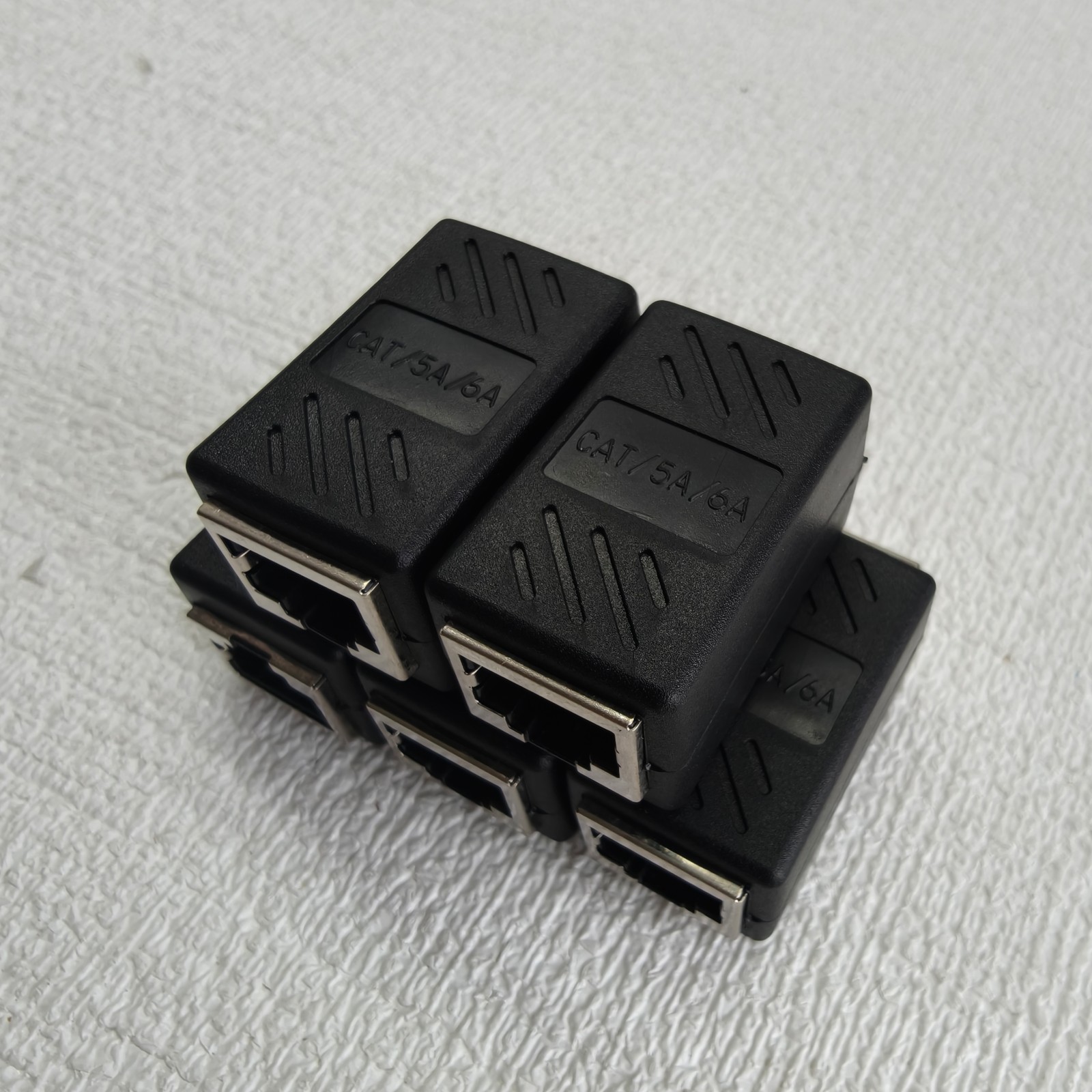 5pcs RJ45 Inline Coupler Cat7/Cat6 Ethernet Network Cable Extender Connector