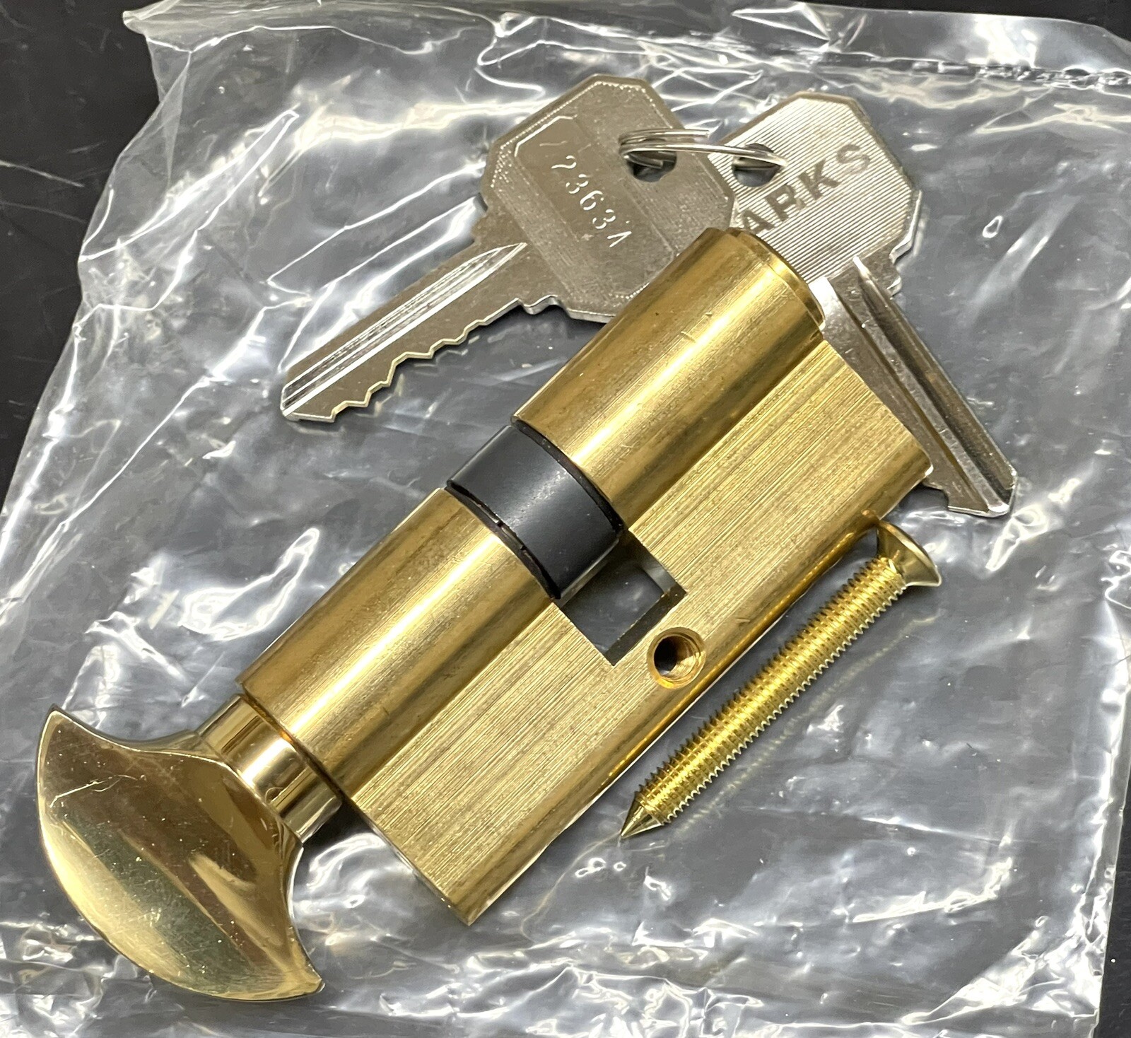 Marks Profile MK2620 Single Thumb Cylinder Turnpiece w/ 2 Keys
