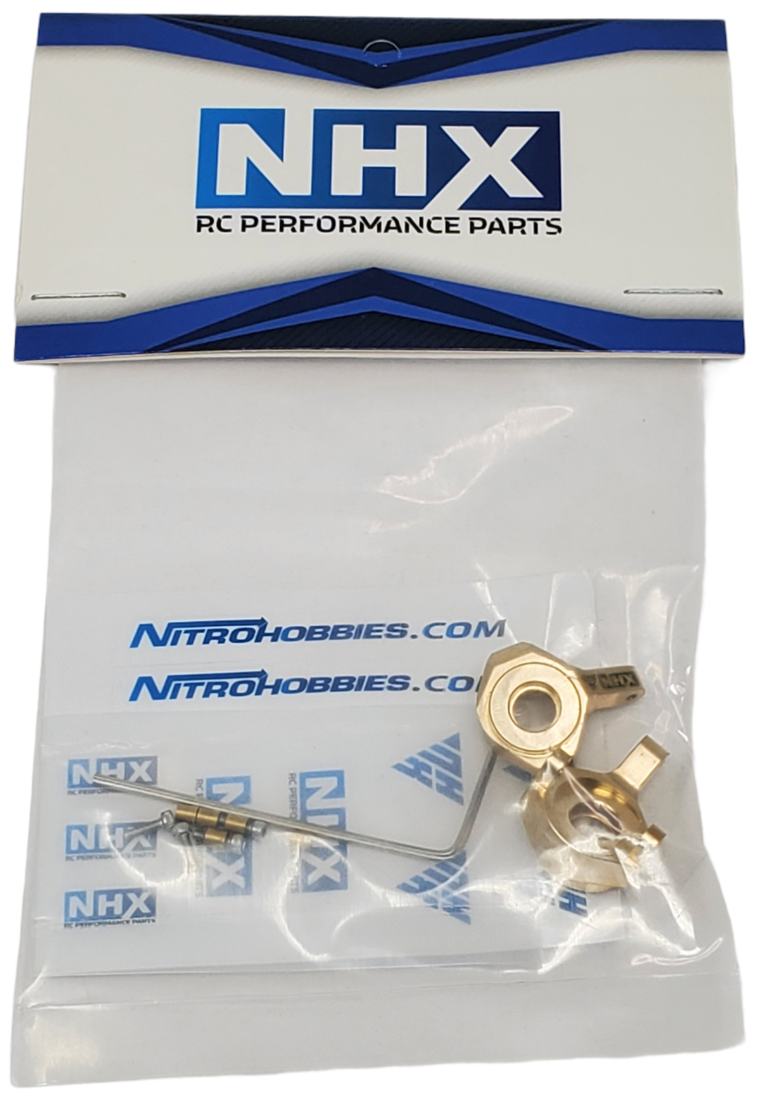 NHX RC Brass Front Steering Knuckle / Steering blocks Axial SCX24