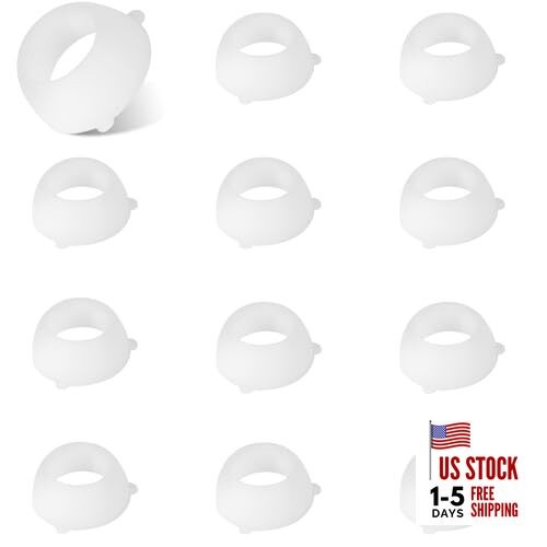 (Pcs) 16435 Plastic Santoprene Swivel Seal, 1/2" PEX Swivel Cone Washer RV 12