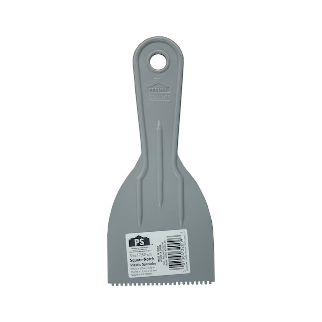 Project Source 1/16-in x 1/16-in x 1/16-in Plastic U-notch Carpet Floor Trowel