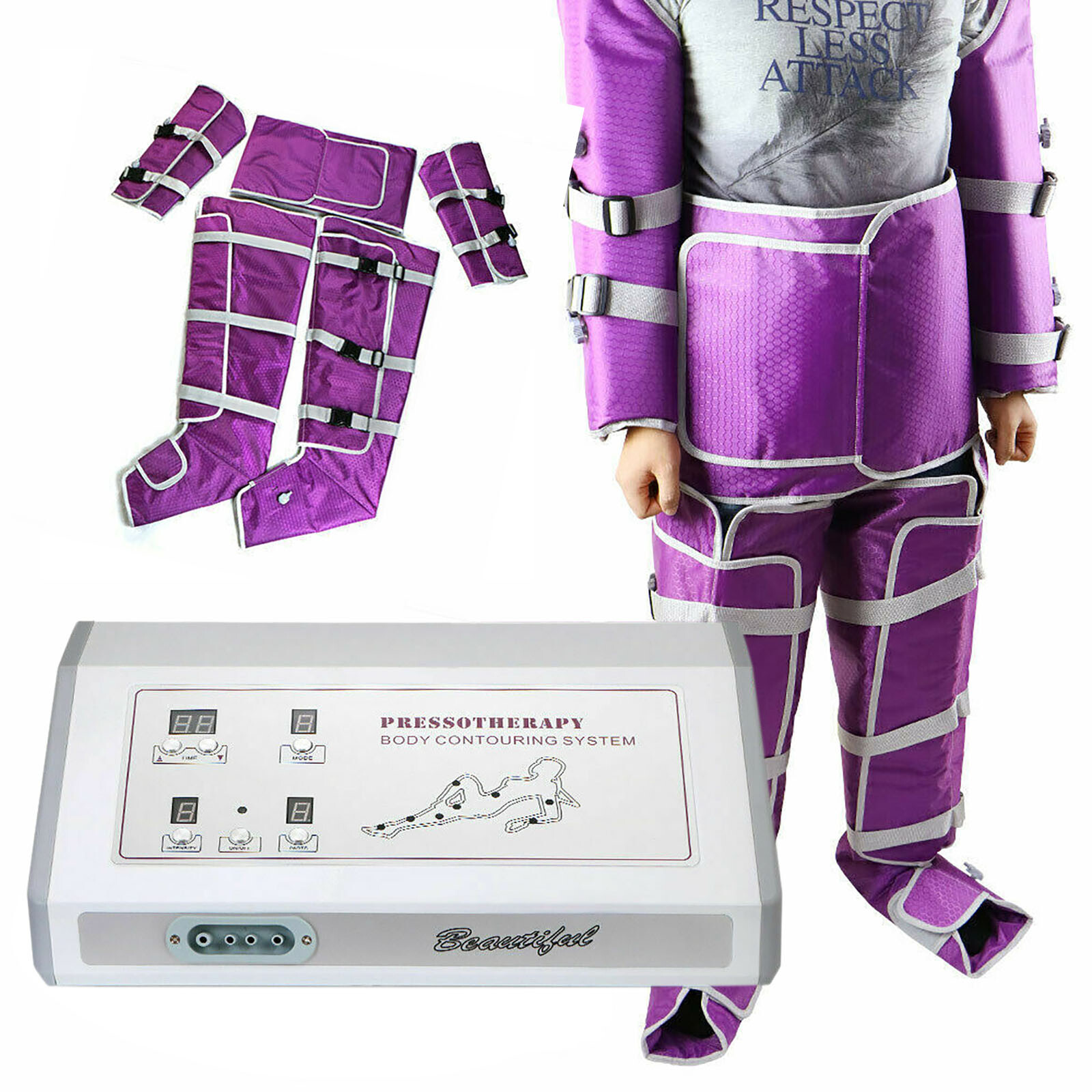 Pressotherapy Lymphatic Drainage Full Body Slim Massage Blanket Suit Machine