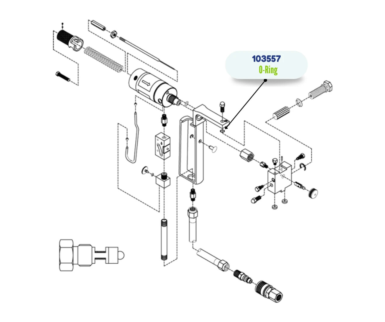 D-GUN O-RING PACKING -( 103557)