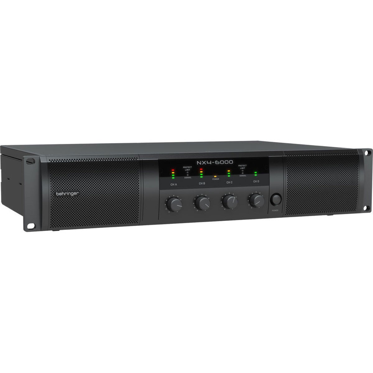 Behringer NX4-6000 Ultra Lightweight 6000 Watt 4-Channel Class D Power Amplifier