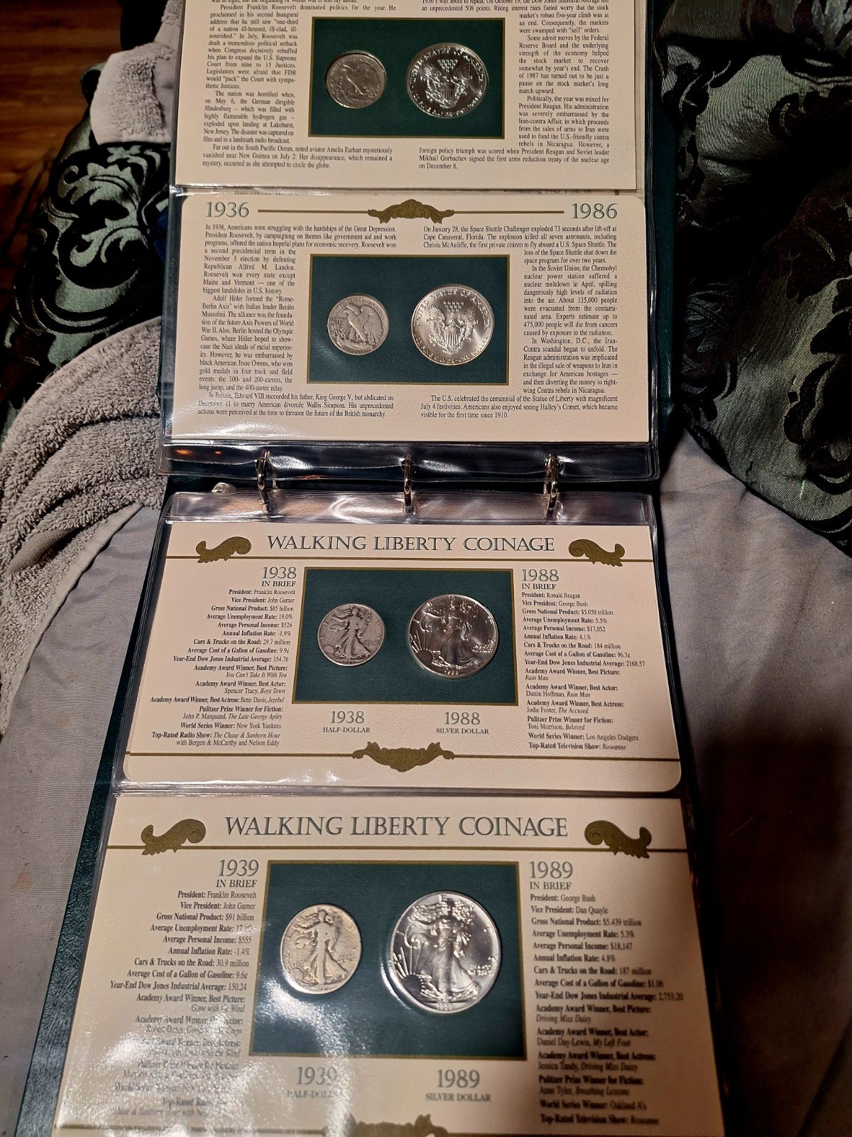 Walking Liberty Coinage 1936-1947/1986-1997 24-Lot Silver Coin & Bullion Set