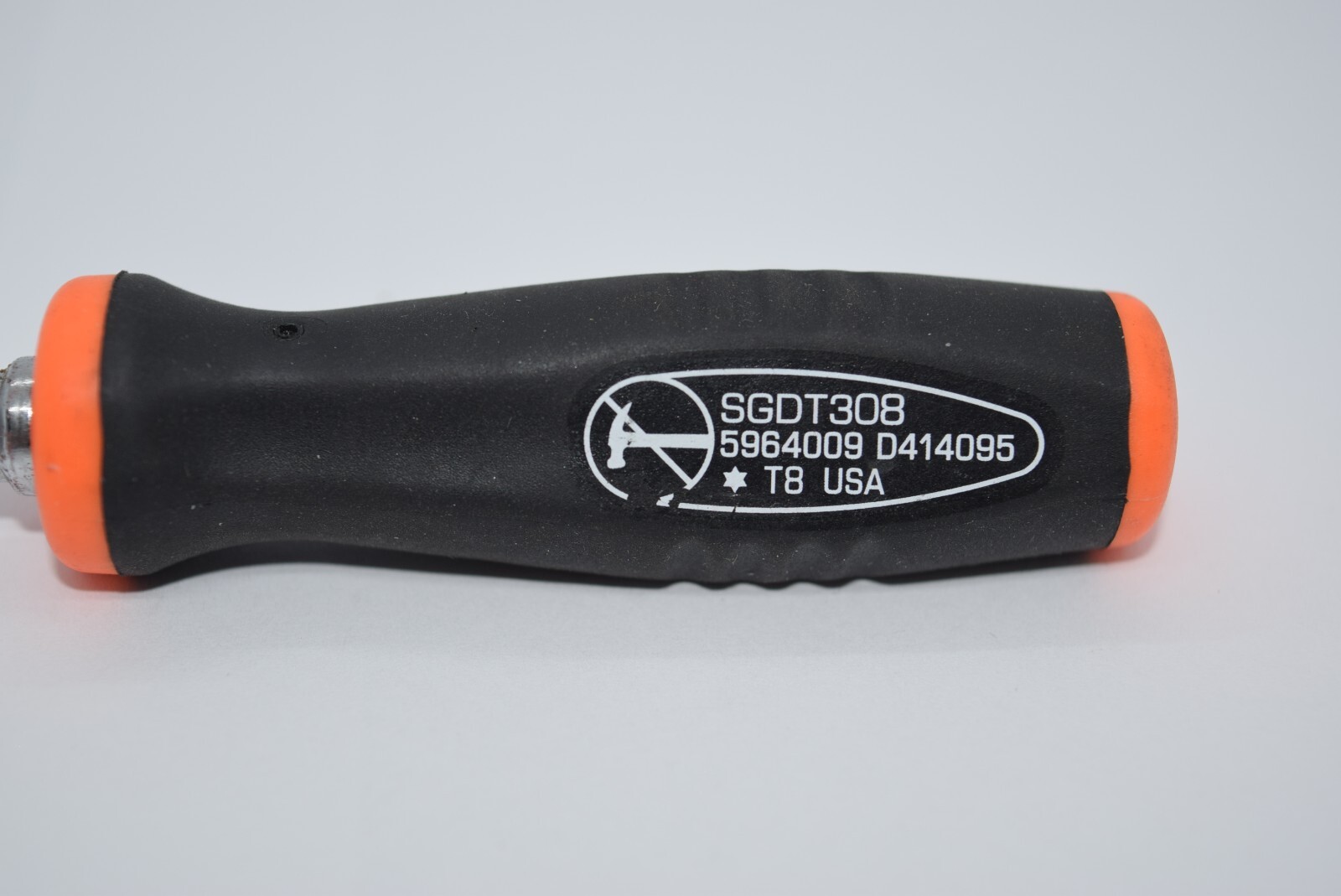 Snap-On SGDT308 T8 TORX® Mini-Tip Soft Grip Screwdriver (Orange)