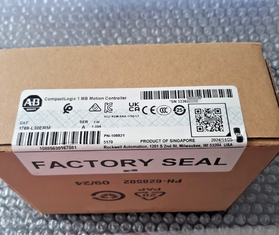 New AB 1769-L30ERM CompactLogix 1MB Motion Controller