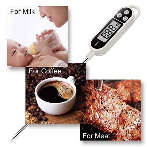 Internal Meat Thermometer Long Probe Instant Read Fast Meat Thermapen Digital