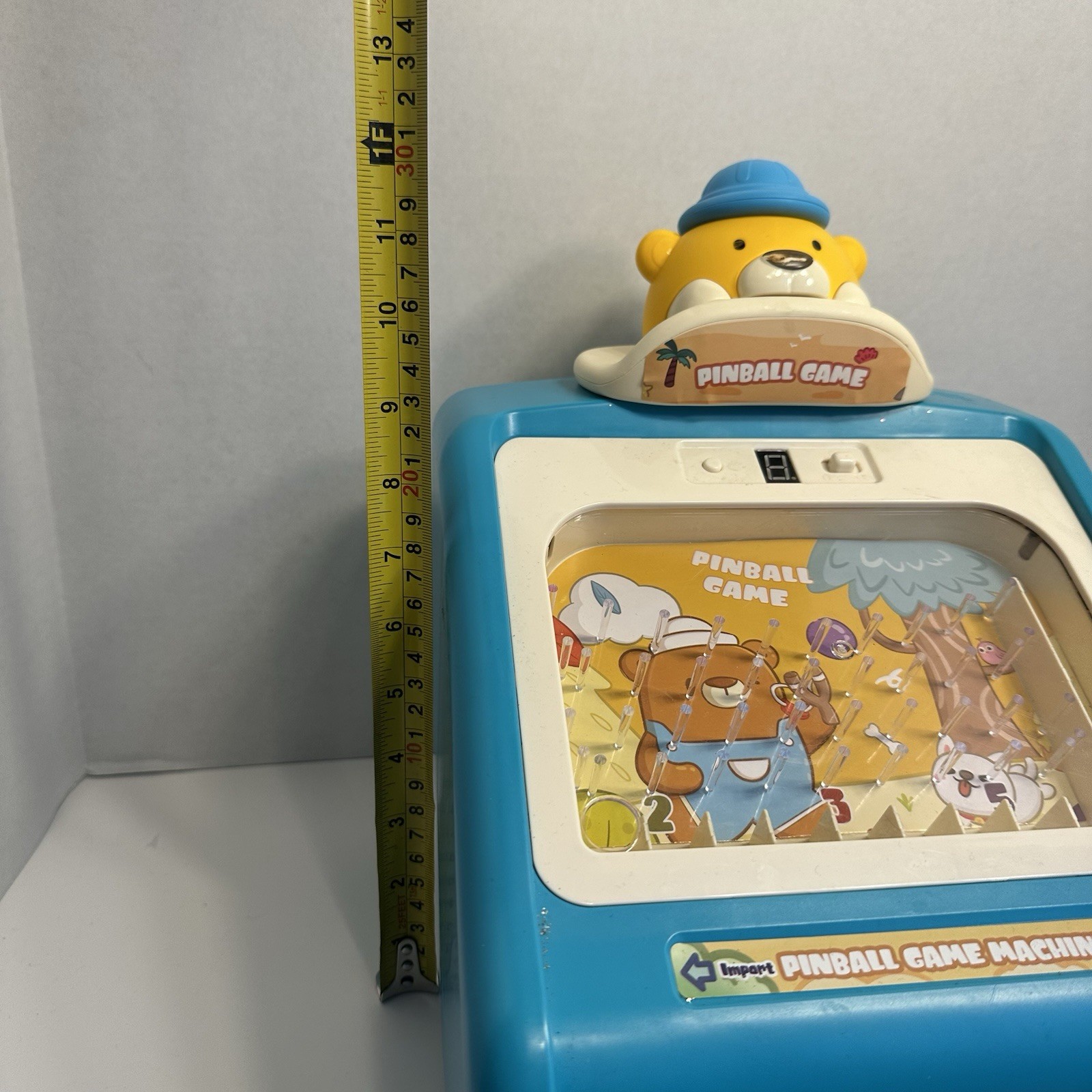 Kids Electronic Pinball Game Machine Tested Working Toy