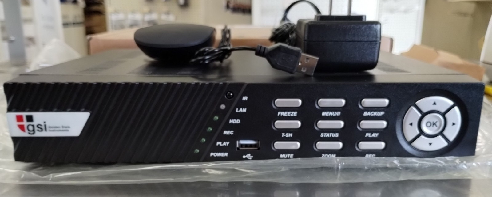 Golden State Instruments 4-Channel CCTV DVR No HDDrive HDMI-Out GS-UHDDVT4-BARE