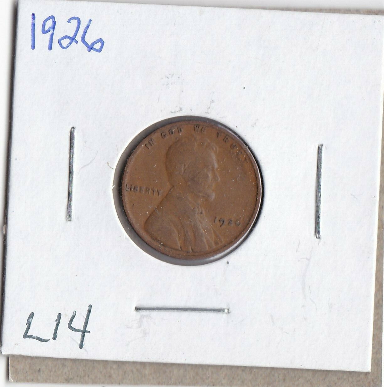 1926 Lincoln Cent L14