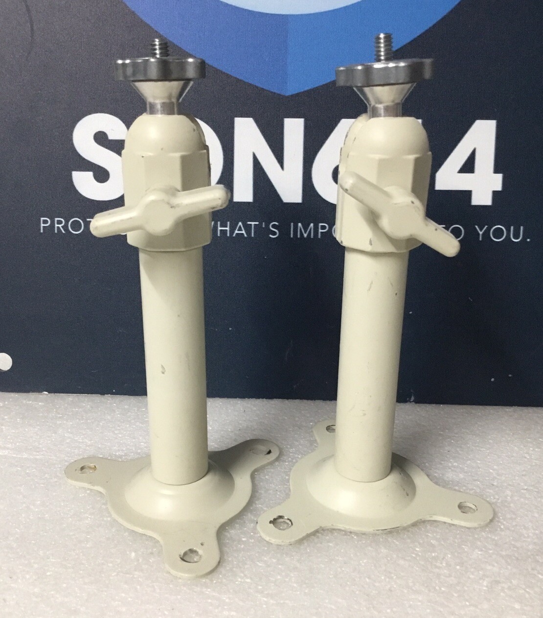 Lot 2 PanaVise CCTV Aluminum 6” Wall / Ceiling Mount Bracket For Security Camera