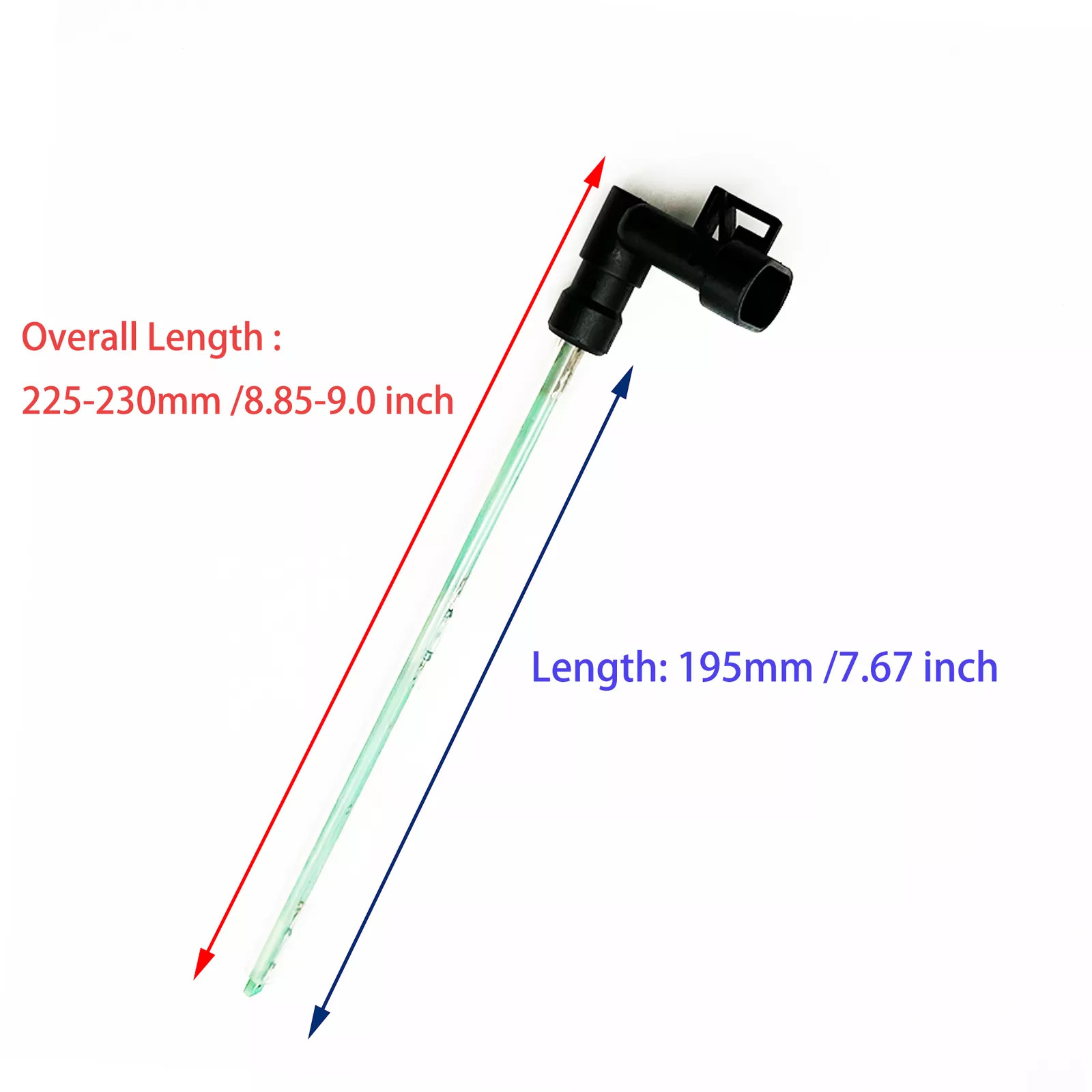 COOLANT LEVEL SENSOR FOR 09-17 MACK & VOLVO TRUCKS 904-7703 DESIGN D13  L= 9''