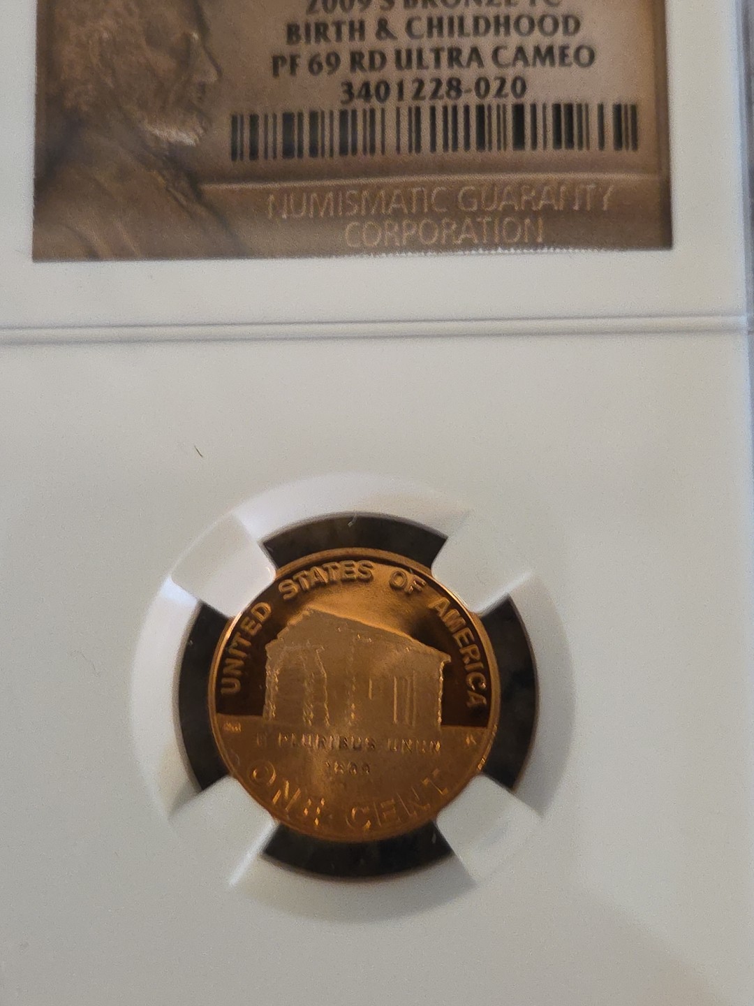 2009 S Bronze Lincoln Cent Birth and Childhood NGC PF69 RD Ultra Cameo