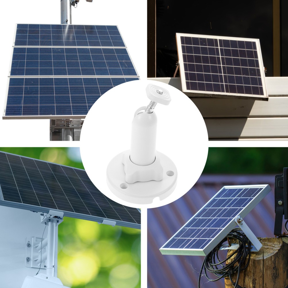 Outdoor Adjustable Solar Panel Mount Bracket For Security Camera Holder ABS