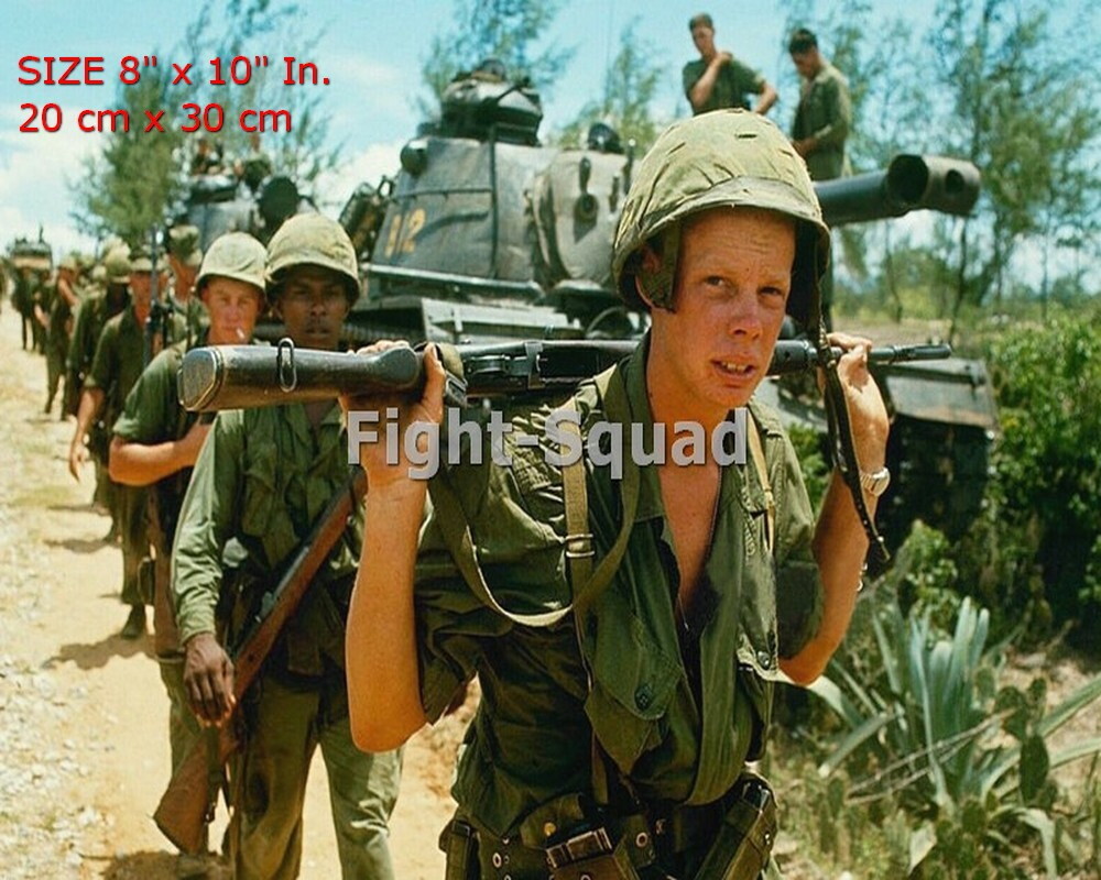 WW2 Picture Photo Vietnam War US Army Patrol PHOTO 101st Airborne 6276 8x10in