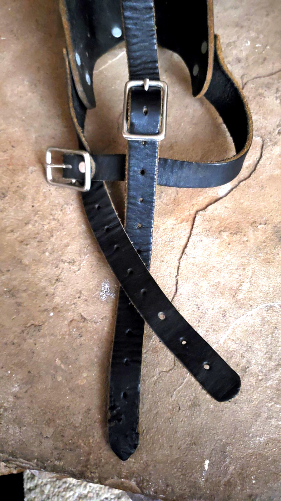 Ray Allen RamLite Handcrafted Black Latigo Leather Size #4 Muzzle