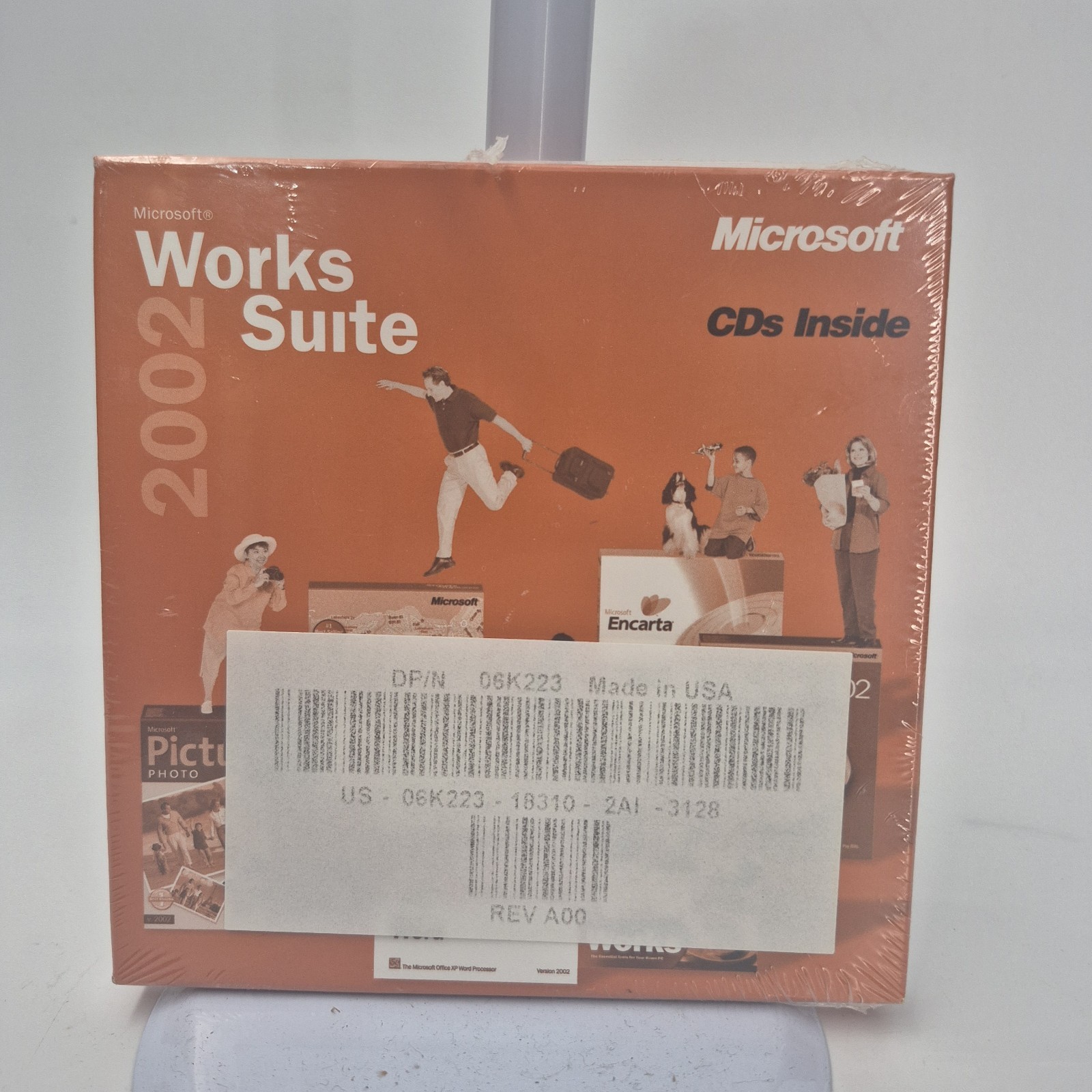 Microsoft Works Suite 2002 Software CD with Product Key Brand New Sealed