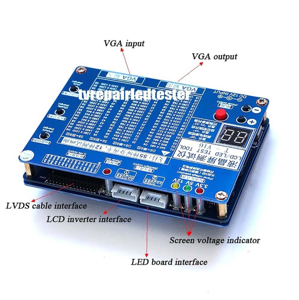 New Computer Laptop TV Repair Tool LCD/LED Test Tool Panel Tester Support 7"-84"