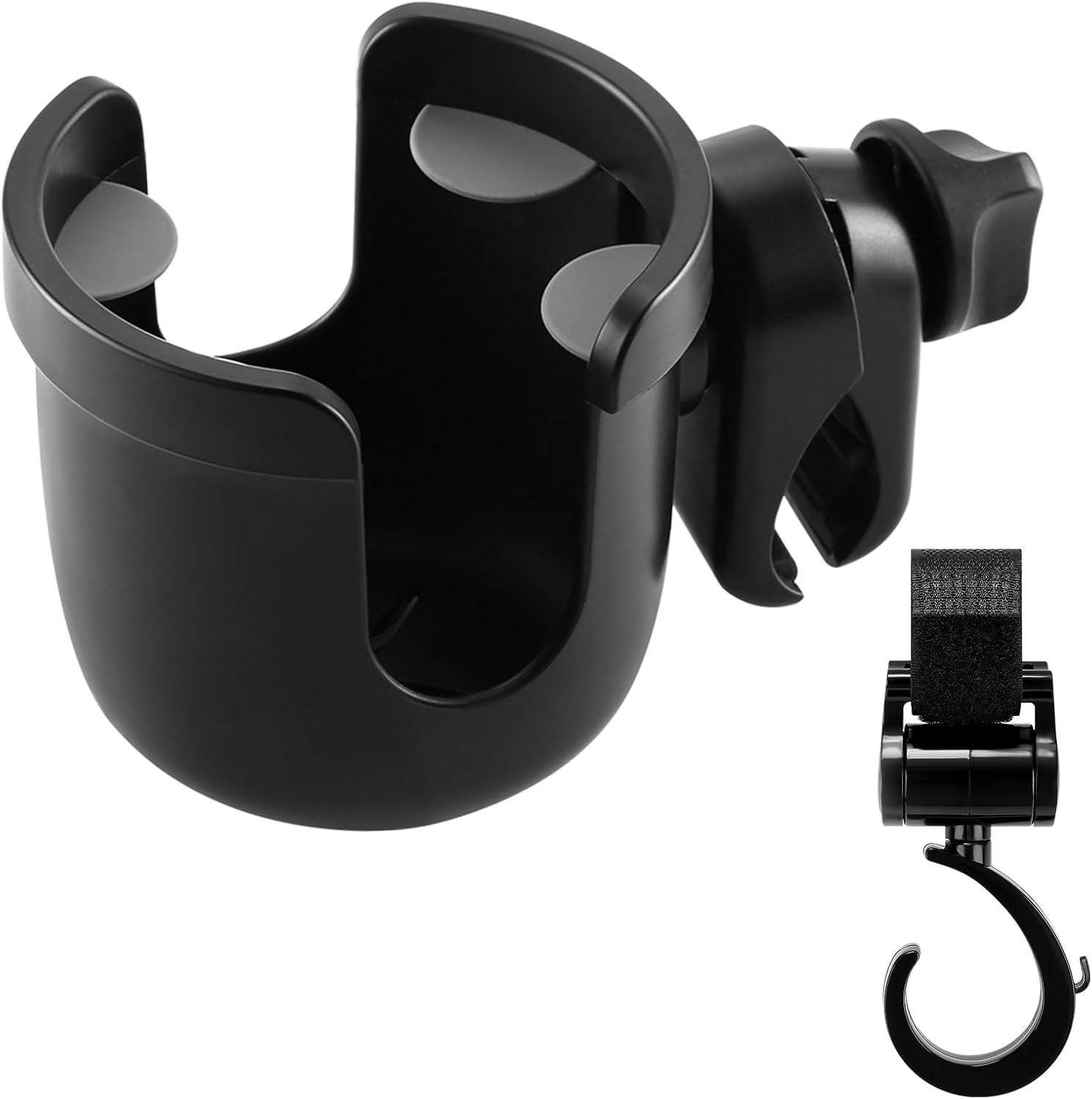 Multi-Functional Walker & Wheelchair Cup Holder with Phone Hook - Durable Design