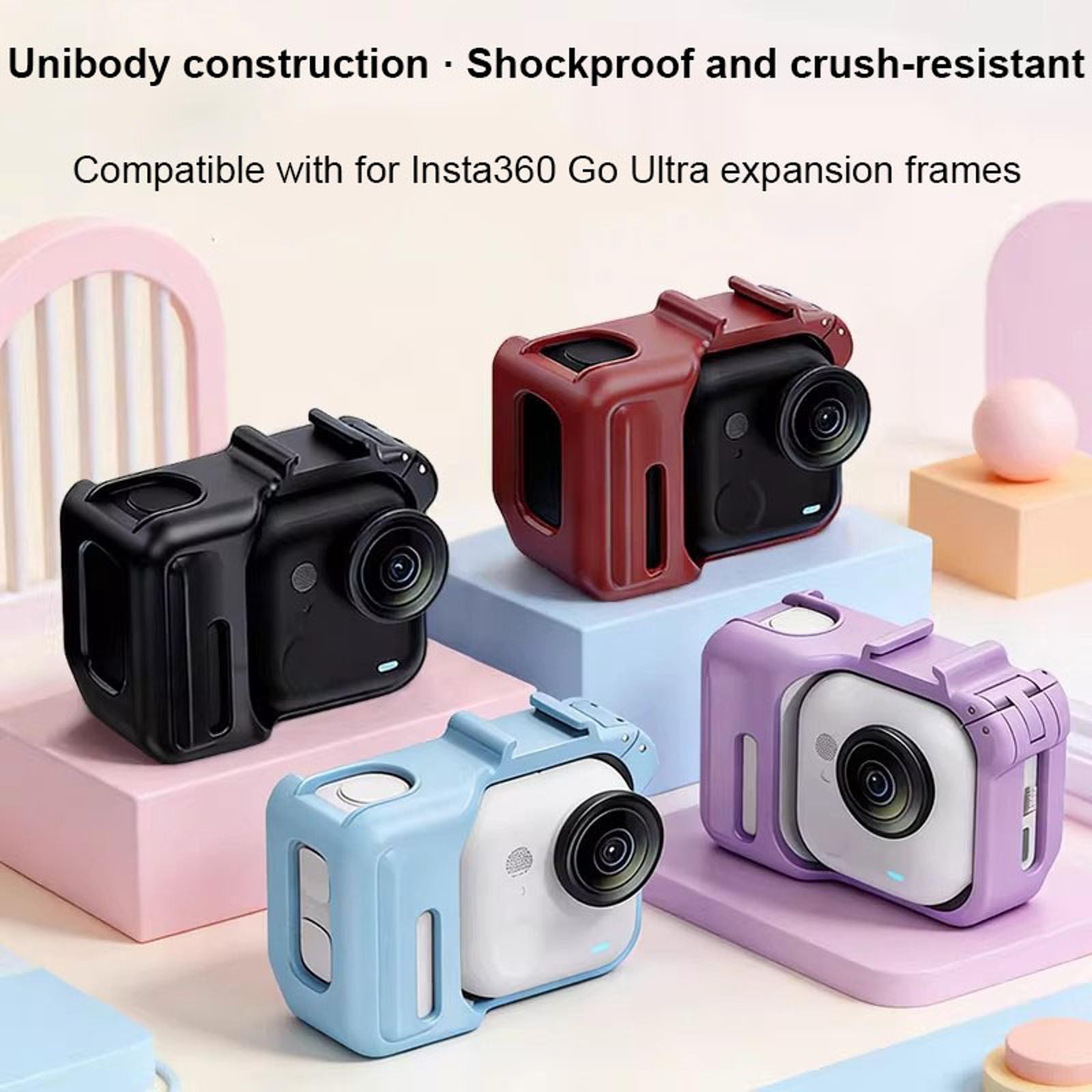 Protective Expandable Frame For Insta360 GO Ultra PC Rabbit Cage Protective Case