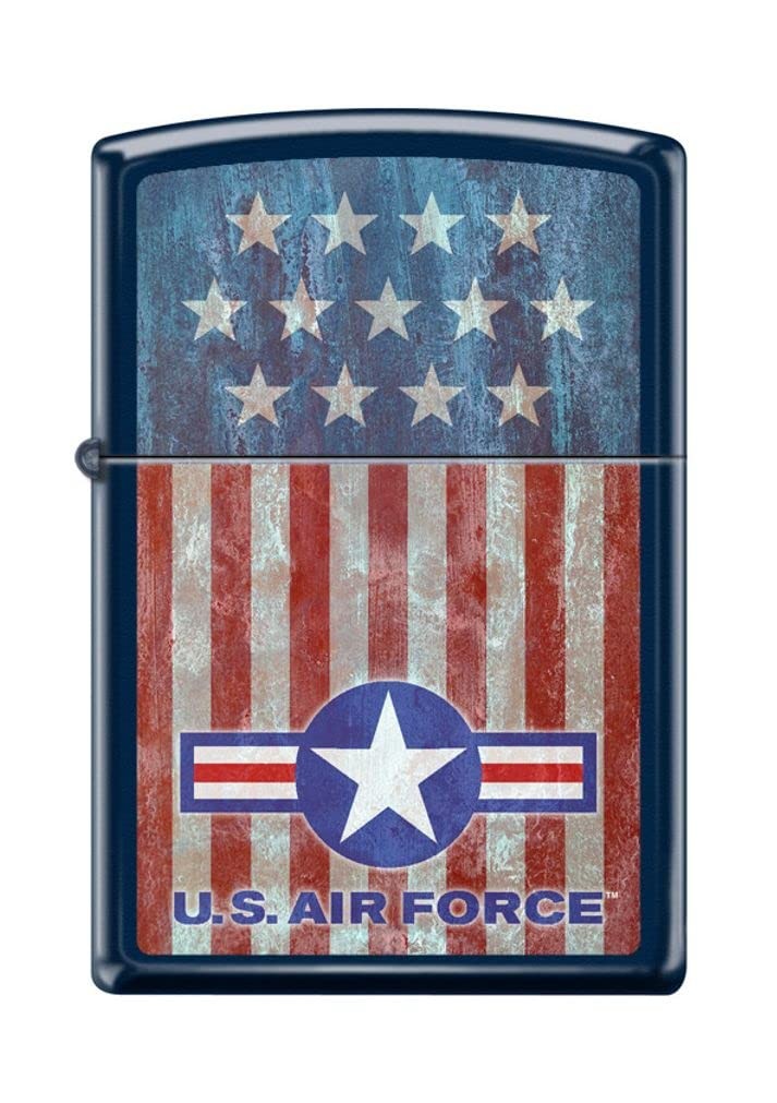 Zippo Lighter- Personalized Message for USAF U.S. Air Force Navy Matte #Z5237