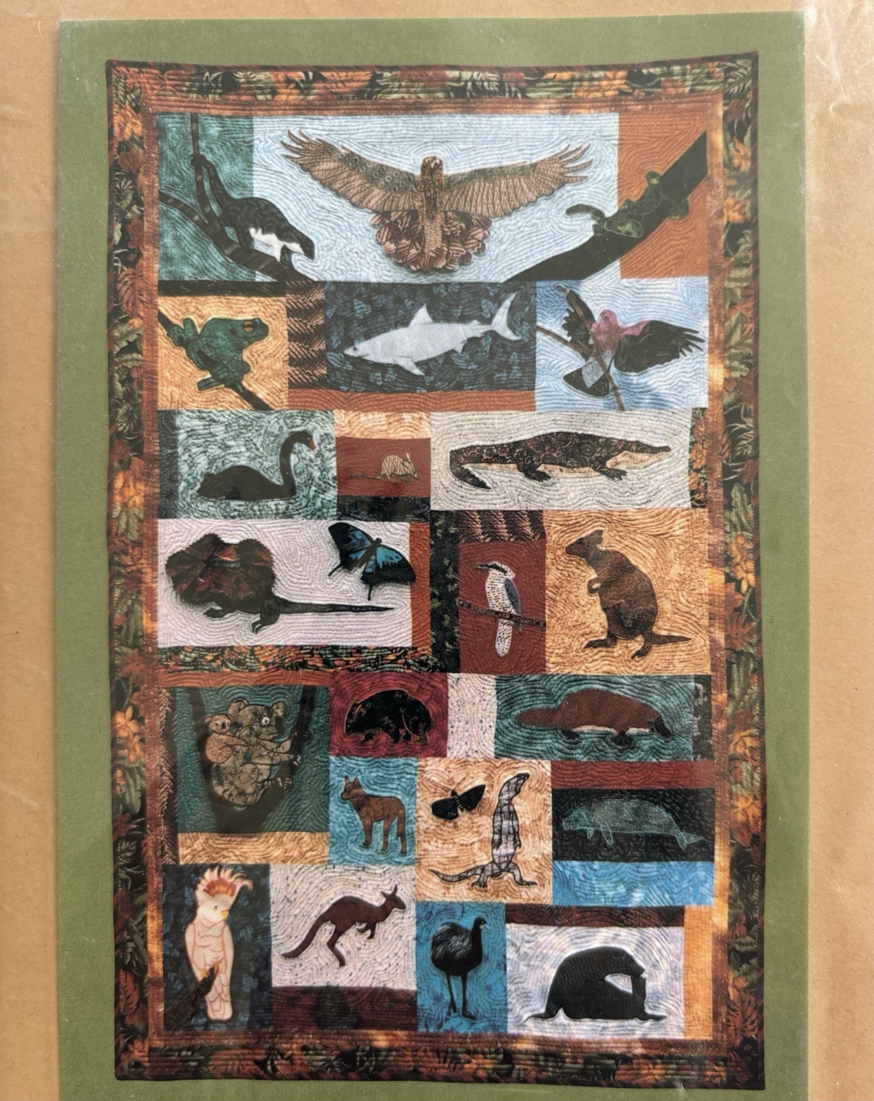 Australian Critters Quilt Pattern Debora Konchinsky #9502 Machine Applique New