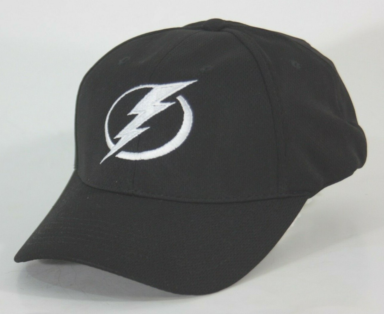 Tampa Bay Lightning Hat Cap Black Embroidered Logo Sport-Tek New NHL Hockey