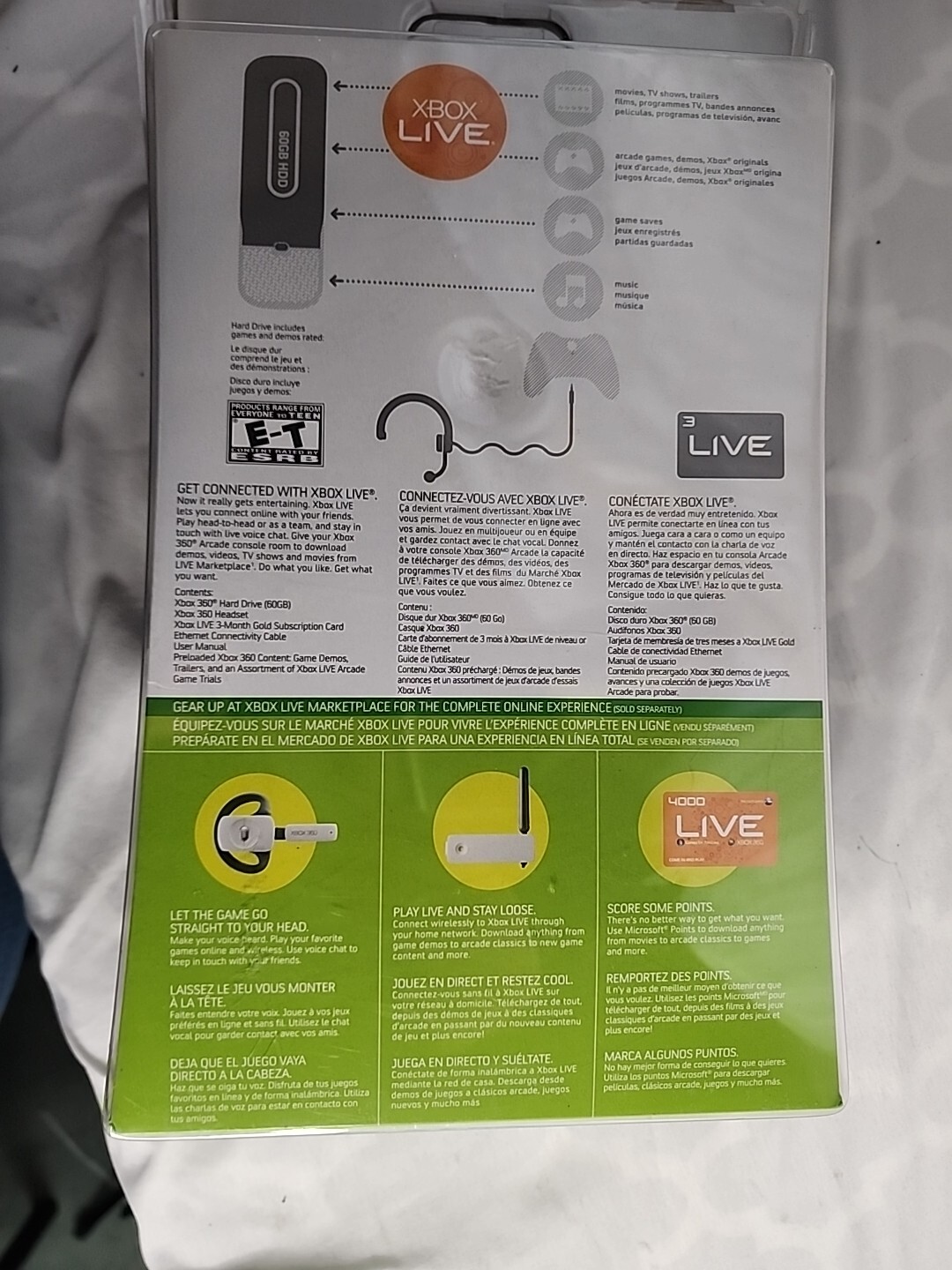 Microsoft Xbox 360 Live Starter Pack Head Set Only