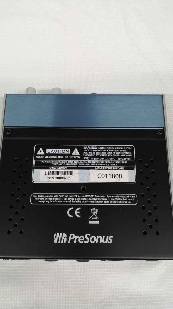 Presonus Tubepre V2 Mic Preamp