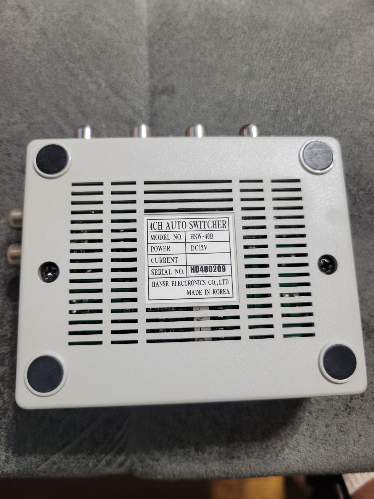 Switch 4 Channel Control Box Converter 12v DC Hanse Hsw-40b