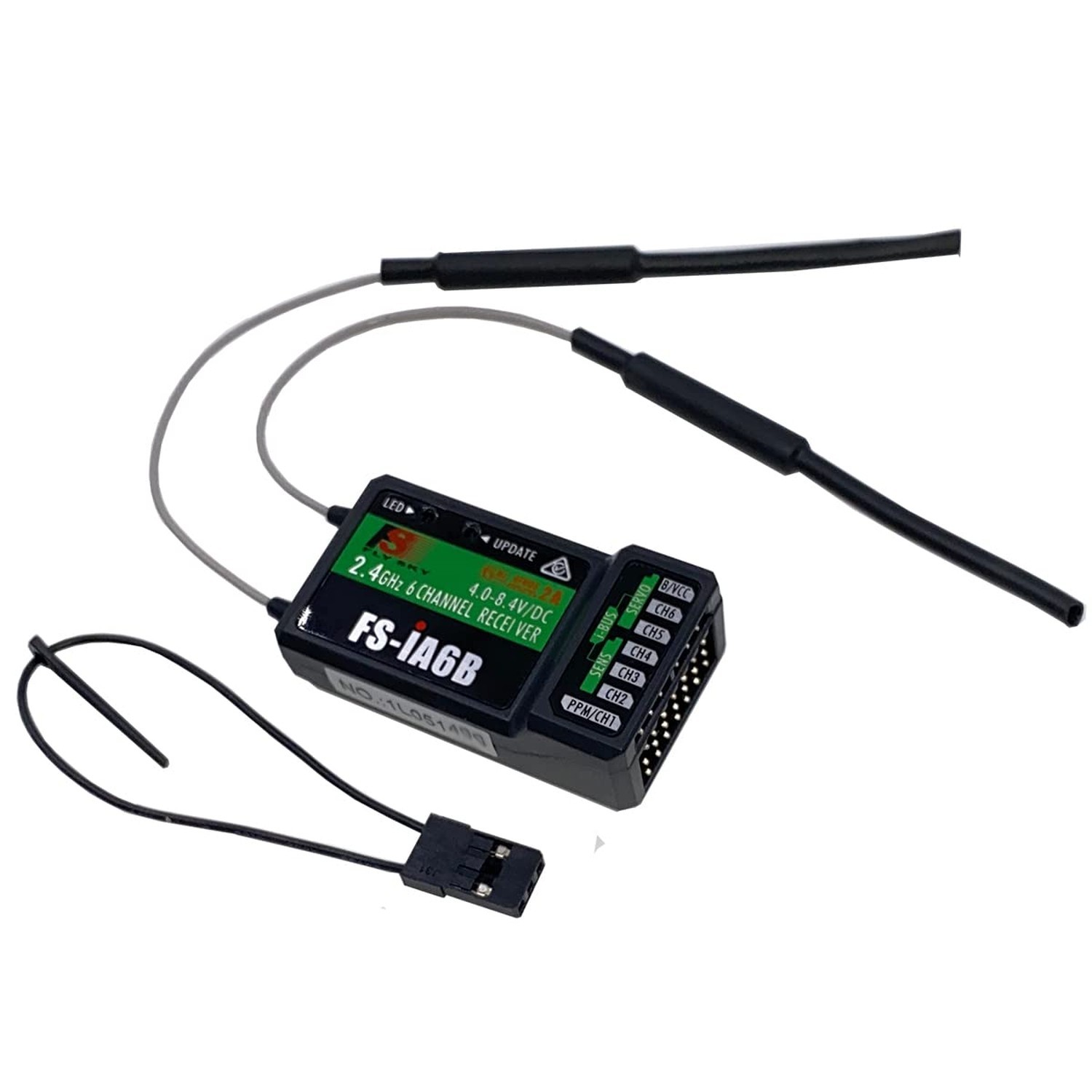 DTXMX Flysky Receiver FS-iA6B 2.4G AFHDS 2A 6Channels Support PWM/PPM/i-Bus O...